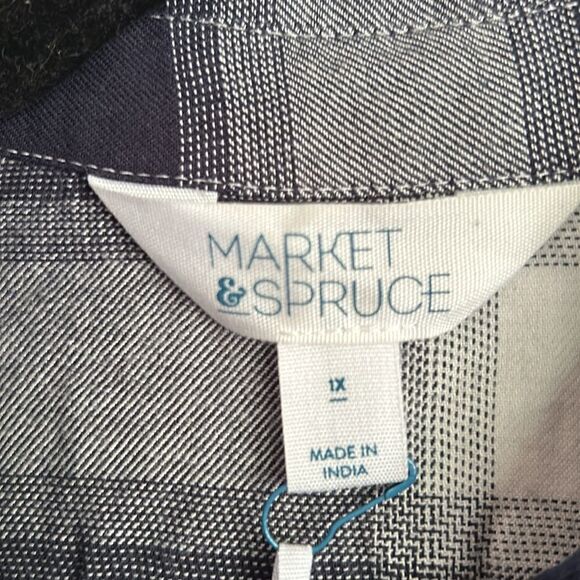 Market Spruce NWT button down shirt Sz 1Xl stitch fix - Picture 3 of 7